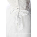 Grace Karin de manga corta de encaje blanco Little Girls Party Wear vestido occidental CL4606